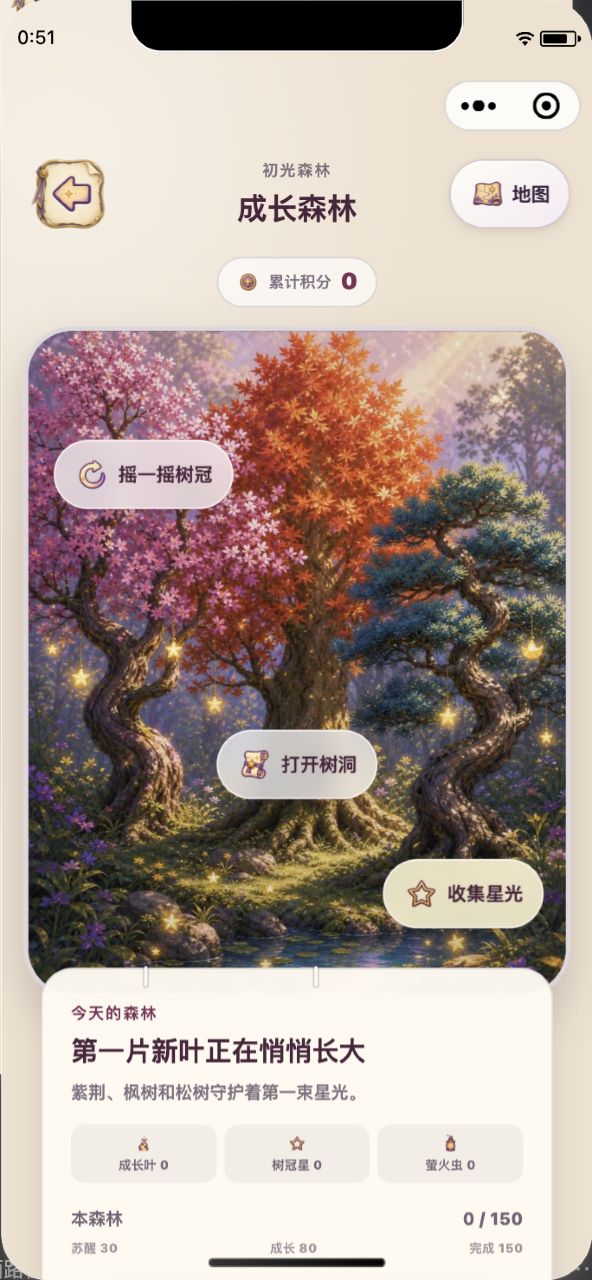 成长森林：地图与树洞